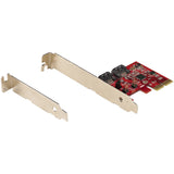 StarTech.com 2P6GR-PCIE-SATA-CARD interface-kort/adapter Intern