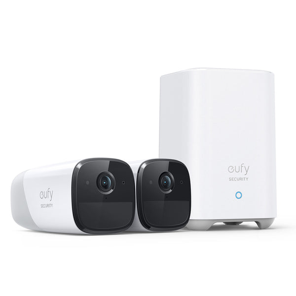 Eufy eufyCam 2 Pro Kugle (form) IP-sikkerhedskamera Indendørs & udendørs 2048 x 1080 pixel Væg