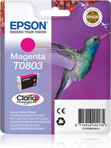Epson Hummingbird Enkeltpakke, magenta T0803 Claria Photographic Ink