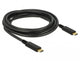 DeLOCK 83325 USB-kabel USB 2.0 3 m USB C 0,48 Gbit/sek. Sort