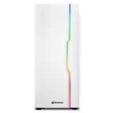 Sharkoon RGB Slider Midi Tower Hvid