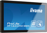 iiyama ProLite TF1634MC-B8X computerskærm 39,6 cm (15.6") 1920 x 1080 pixel Fuld HD LED Berøringsskærm Multibruger Sort