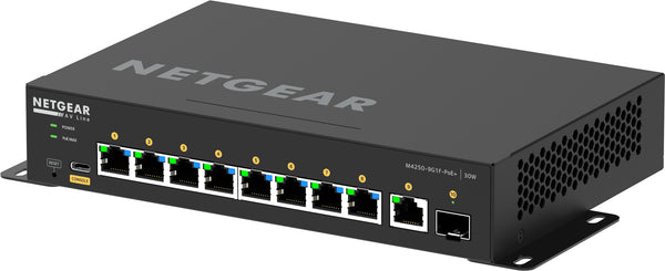 NETGEAR GSM4210PD-100EUS netværksswitch Administreret L2/L3 Gigabit Ethernet (10/100/1000) Strøm over Ethernet (PoE) Sort