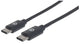 Manhattan 354875 USB-kabel USB 2.0 2 m USB C 0,48 Gbit/sek. Sort