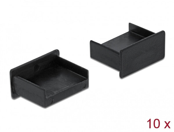 DeLOCK 64102 portstøvdæksel 10 stk USB Type-A