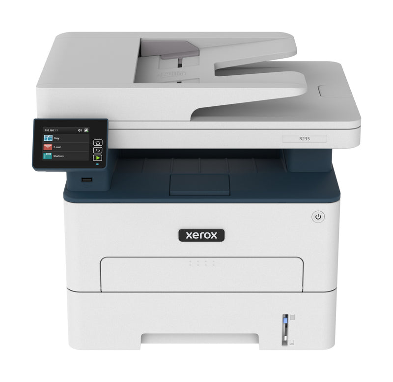 Xerox B235, A4, 34 ppm trådløs dupleks kopi/print/scan/fax PS3 PCL5e/6, ADF, 2 magasiner, i alt 251 ark