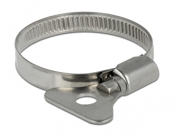 DeLOCK 19580 slangeklemme Rustfrit stål Slangeklemme med sommerfuglvrider