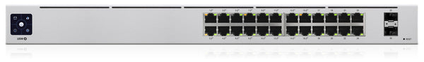 Ubiquiti UniFi 24-Port PoE Administreret L2/L3 Gigabit Ethernet (10/100/1000) Strøm over Ethernet (PoE) 1U Sølv