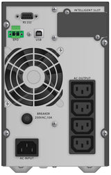 PowerWalker VFI 1000 TG UPS-enhed Dobbeltkonvertering (online) 1 kVA 900 W 4 AC stikkontakt(er)