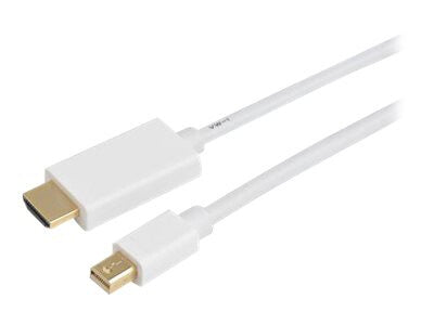 Prokord MDPH12-5M videokabel adapter Mini DisplayPort HDMI Hvid