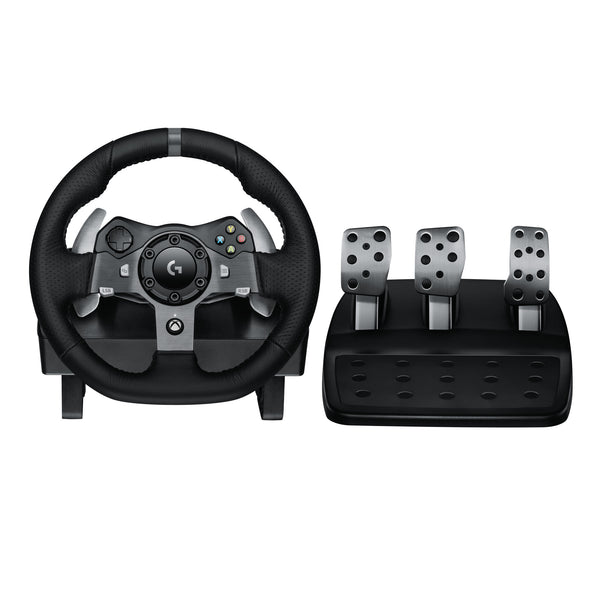 Logitech G G920 Driving Force Sort USB Rat + Pedaler Analog/digital PC, Xbox One, Xbox Series S, Xbox Series X
