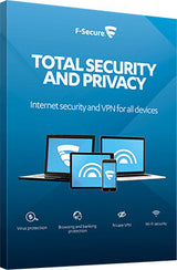 F-SECURE Total Security and Privacy Antivirus-sikkerhed Flersproget 2 År