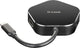 D-Link DUB-M420 dockingstation Ledningsført Thunderbolt 3 Aluminium, Sort