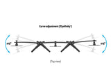 Multibrackets 1312 skærmbeslag og -stativer 81,3 cm (32") Skrivebord Sort