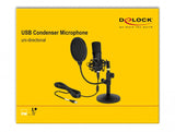 DeLOCK 66300 mikrofon Sort