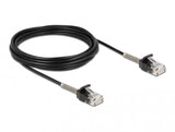 DeLOCK 87021 netværkskabel Sort 5 m Cat6a U/UTP (UTP)