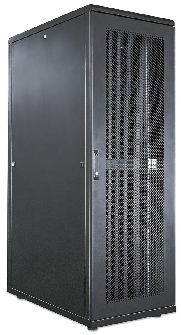 Intellinet 713269 stativ 42U Fritstående reol Sort