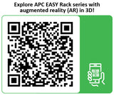 APC Easy Rack 24U Fritstående reol Sort