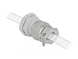 DeLOCK 60360 kabelforskruning Grå Metal, Plast 1 stk