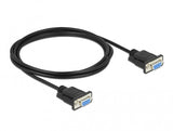 DeLOCK 87785 serielkabel Sort 2 m DB-9