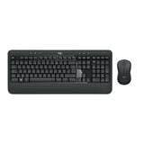 Logitech 920-008678 tastatur Mus inkluderet Universel RF trådløst AZERTY Belgisk Sort