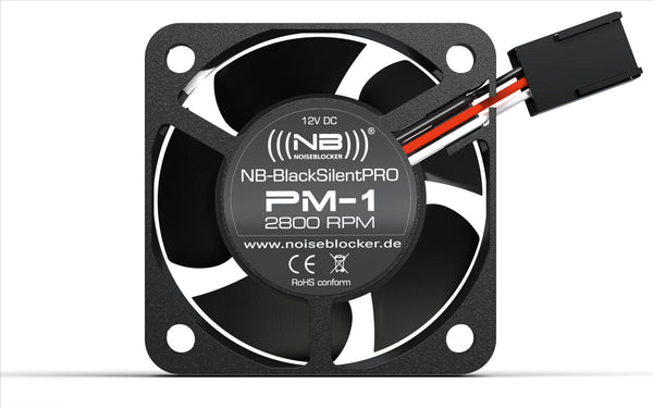 Blacknoise PM-1 Computerkølesystem Computerkabinet Ventilator 4 cm Sort 1 stk