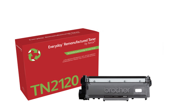 Everyday™ Mono Remanufactured Toner by Xerox compatible with Brother TN2120, Høj kapacitet