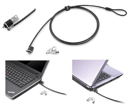 Lenovo 57Y4303 kabellås Sort, Sølv 1,52 m