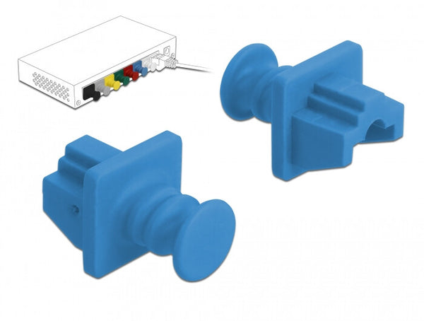 DeLOCK 86509 portstøvdæksel 10 stk RJ-45