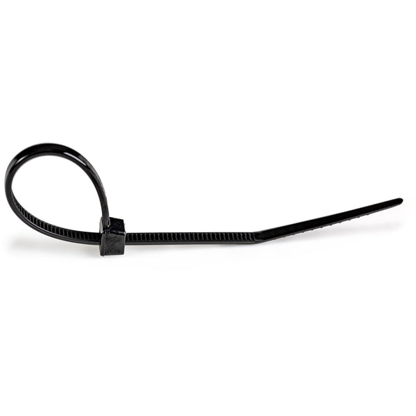 StarTech.com CBMZT6B kabelsamler Udløselig kabelbinder Nylon, Plast Sort 100 stk