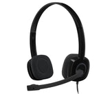 Logitech 981-000589 hovedtelefoner/headset Ledningsført Kontor/Callcenter Sort
