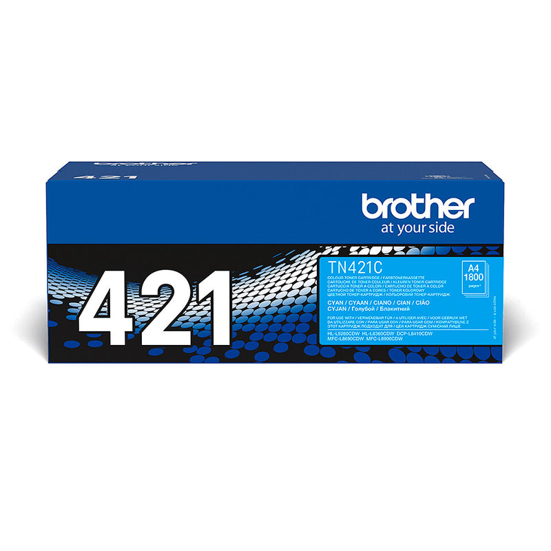 Brother TN-421C tonerpatron 1 stk Original Blå