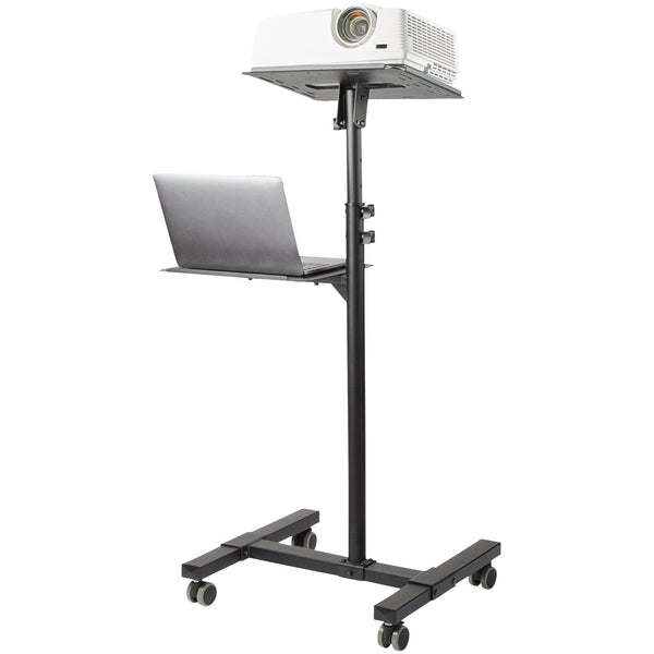 StarTech.com ADJPROJCART multimedie vogn & stand Sort Projektør Multimedia stand