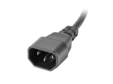 Lanberg PDU-10I-0200-IEC-BK strømforsyningsenhed (PDU) 10 AC stikkontakt(er) 1U Sort