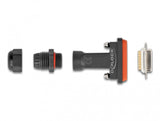 DeLOCK 87807 kabelsamler D-Sub 15 pin/15 soldering pin Sort, Orange
