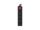 Lanberg PS1-04E-0150-BK stikdåse 1,5 m 4 AC stikkontakt(er) Indendørs Sort