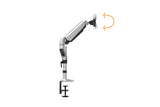 Digitus DA-90351 skærmbeslag og -stativer 68,6 cm (27") Skrivebord Sort, Sølv