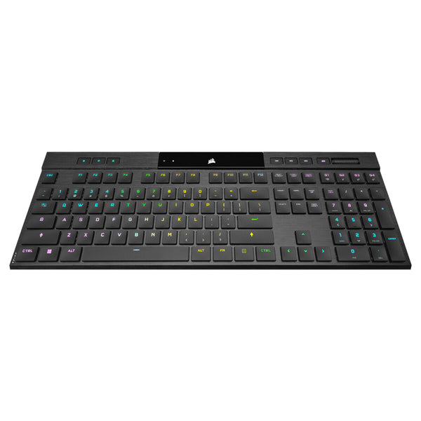Corsair K100 AIR tastatur Spil USB + RF Wireless + Bluetooth QWERTY Engelsk Sort