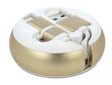 DeLOCK 85820 USB-kabel USB 2.0 0,92 m USB A Micro-USB B/Lightning Guld, Hvid