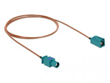 DeLOCK 90002 koaxial kabel RG-316/U FAKRA Z Beige, Blå
