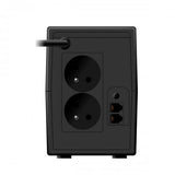 Ever EASYLINE 850 AVR USB UPS-enhed Interaktivt indgangsstik 0,85 kVA 480 W 2 AC stikkontakt(er)
