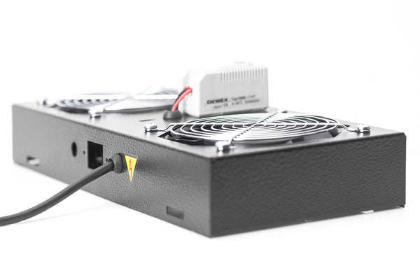 Digitus DN-19 FAN-2-WM-T-SW tilbehør til rack Tagventilator