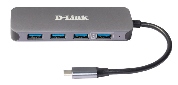 D-Link DUB-2340 interface hub USB Type-C 5000 Mbit/s Grå