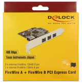 DeLOCK 89864 interface-kort/adapter Intern IEEE 1394/Firewire