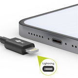 Goobay 63523 Lightning kabel 1 m Sort