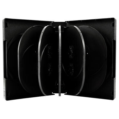 MediaRange BOX18 optisk disk etui DVD-boks 12 diske Sort