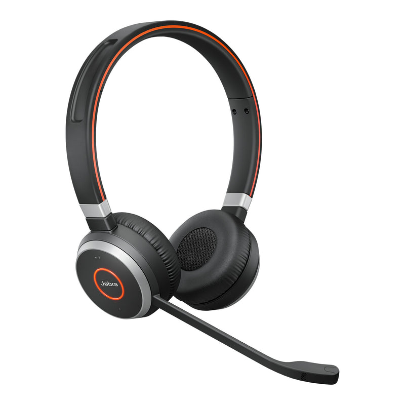 Jabra Evolve 65 Headset Kabel & trådløs Kontor/Callcenter Micro-USB Bluetooth Sort