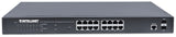 Intellinet 561198 netværksswitch Administreret L2+ Gigabit Ethernet (10/100/1000) Strøm over Ethernet (PoE) 1U Sort