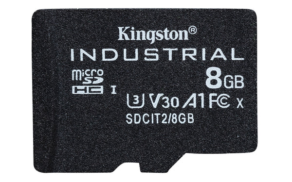 Kingston Technology 8GB microSDHC Industrial C10 A1 pSLC kort enkeltpakke uden adapter