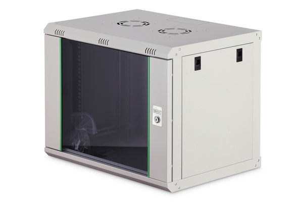 Digitus DN-19 09-U-EC stativ 9U Vægmonteret stativ Grå